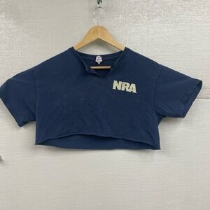 Delta NRA National Riffle Association Cropped Ammo Logo‎ Crop Top TShirt Medium